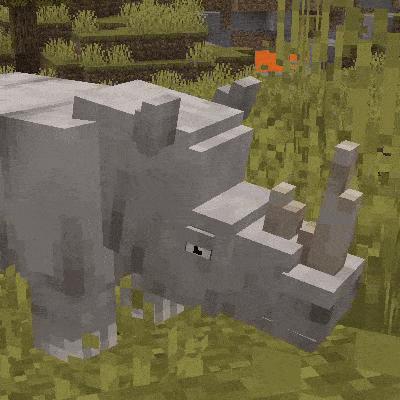 Animal Garden - White Rhinoceros, Моды, Minecraft