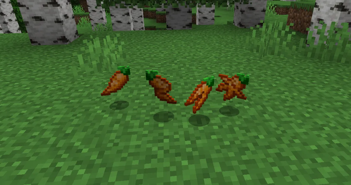 Carrot Rarity — скриншот 1 (Моды, Minecraft)