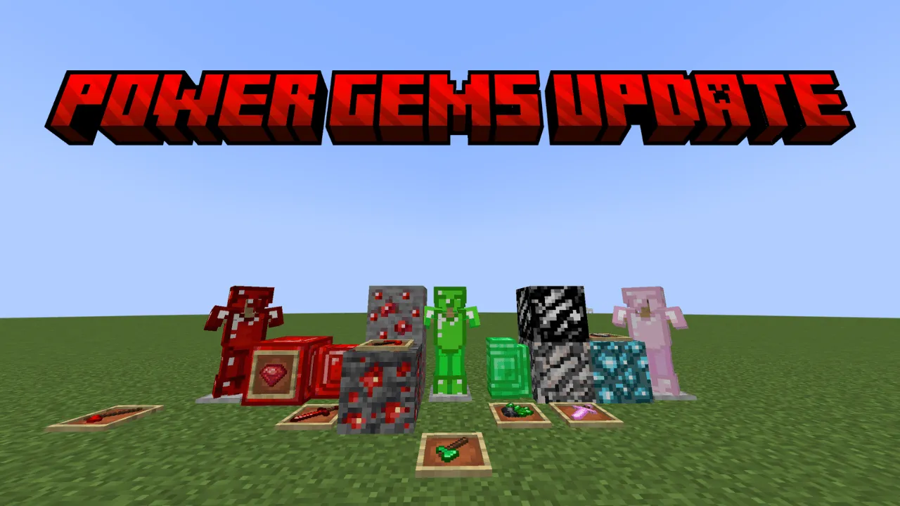 Power Gems Update — скриншот 6 (Моды, Minecraft)