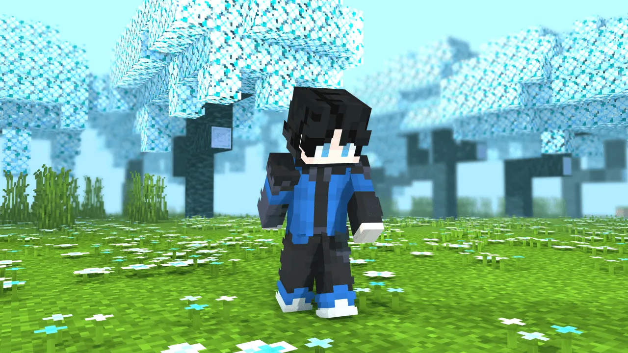 Blue Cherry — скриншот 1 (Текстуры, Minecraft)