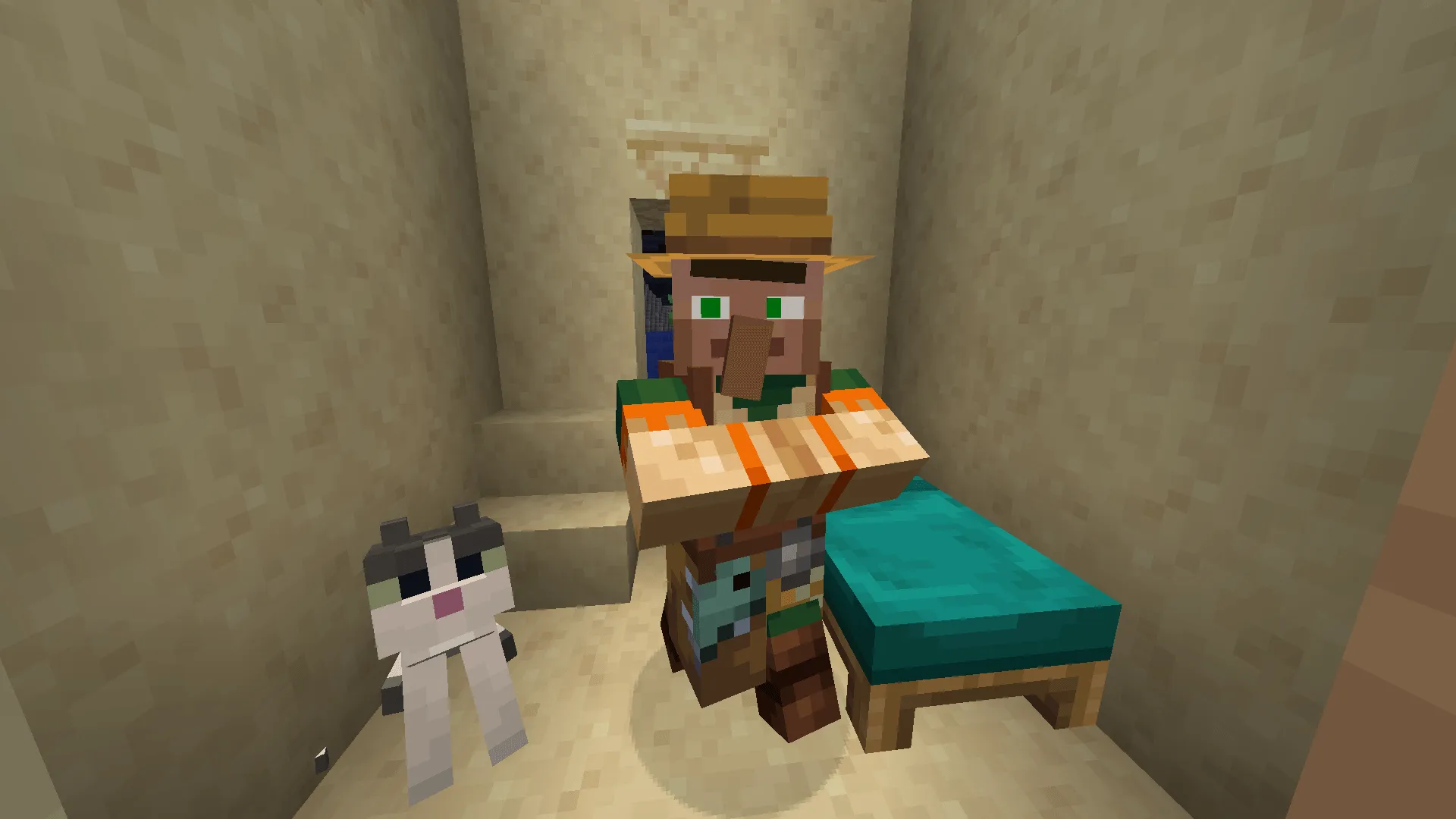 HEY! Villager that is my bed! — скриншот 1 (Моды, Minecraft)