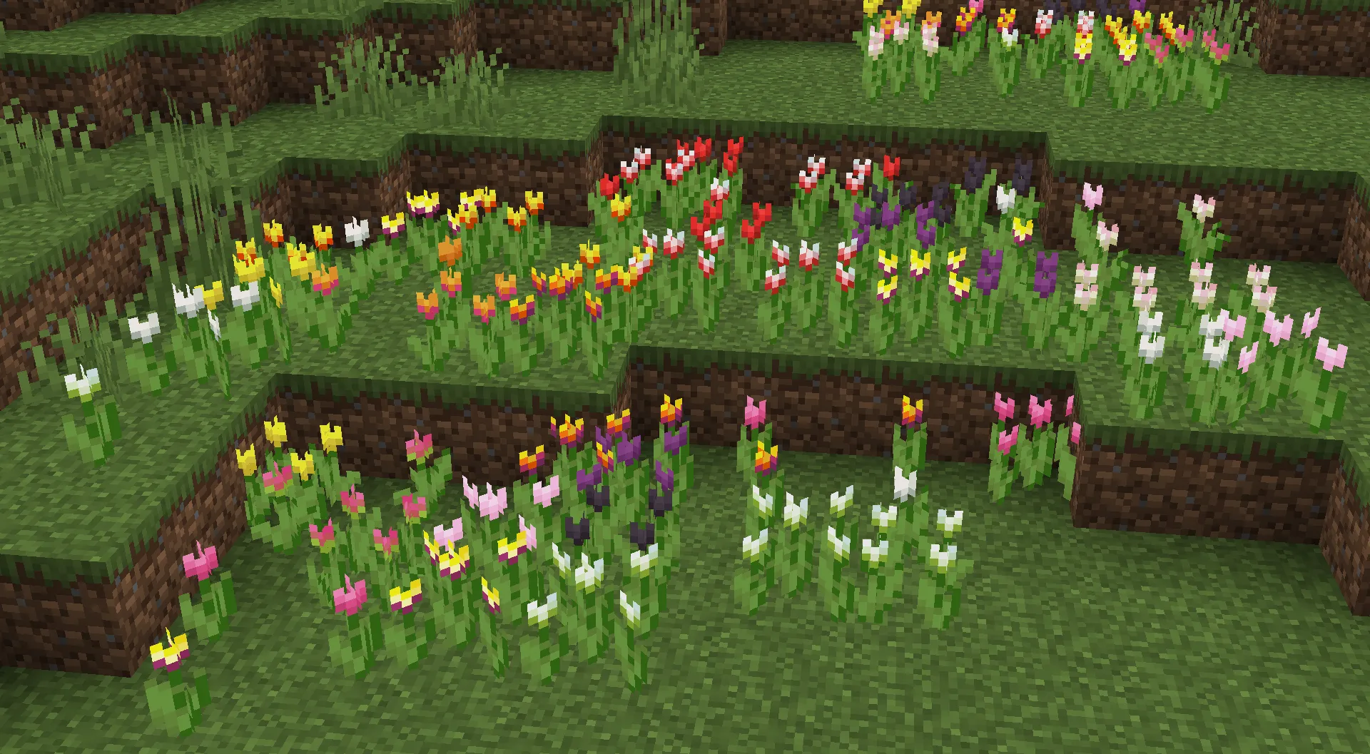 Bushy Hybrid Flowers — скриншот 3 (Текстуры, Minecraft)