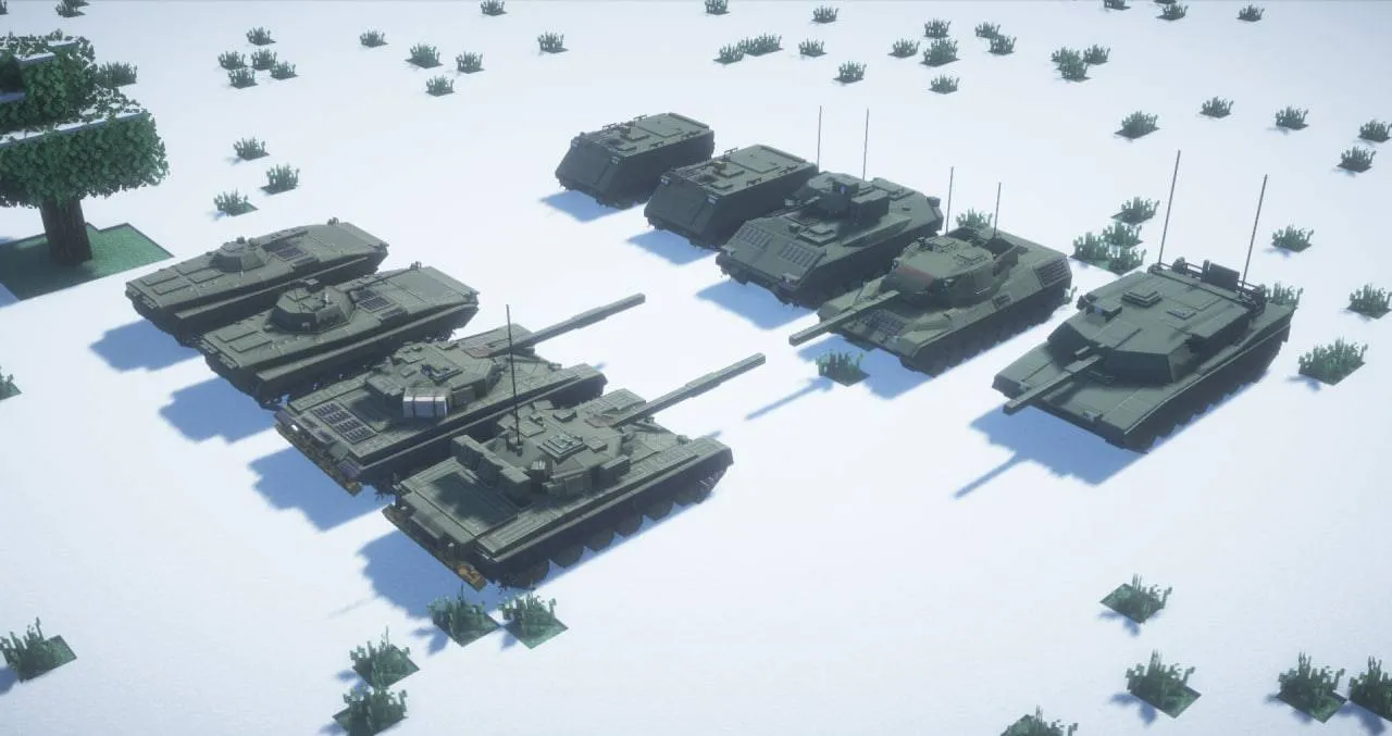 [IV/MTS] P:WIC [Project: World in Conflict], Моды, Minecraft