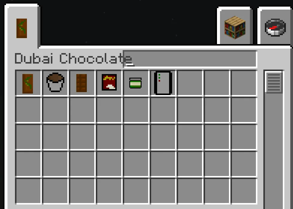 Dubai Chocolate — скриншот 1 (Моды, Minecraft)
