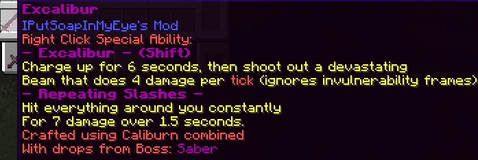 Soap's Weapons 'n Bosses — скриншот 5 (Моды, Minecraft)