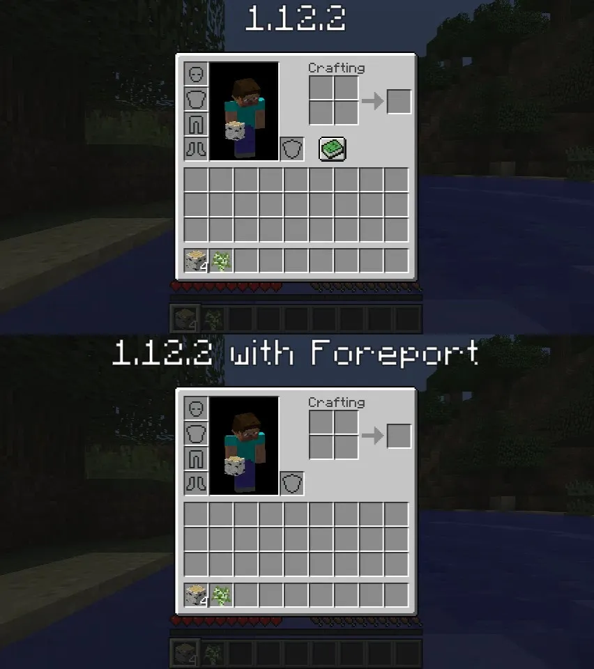 Foreport, Моды, Minecraft