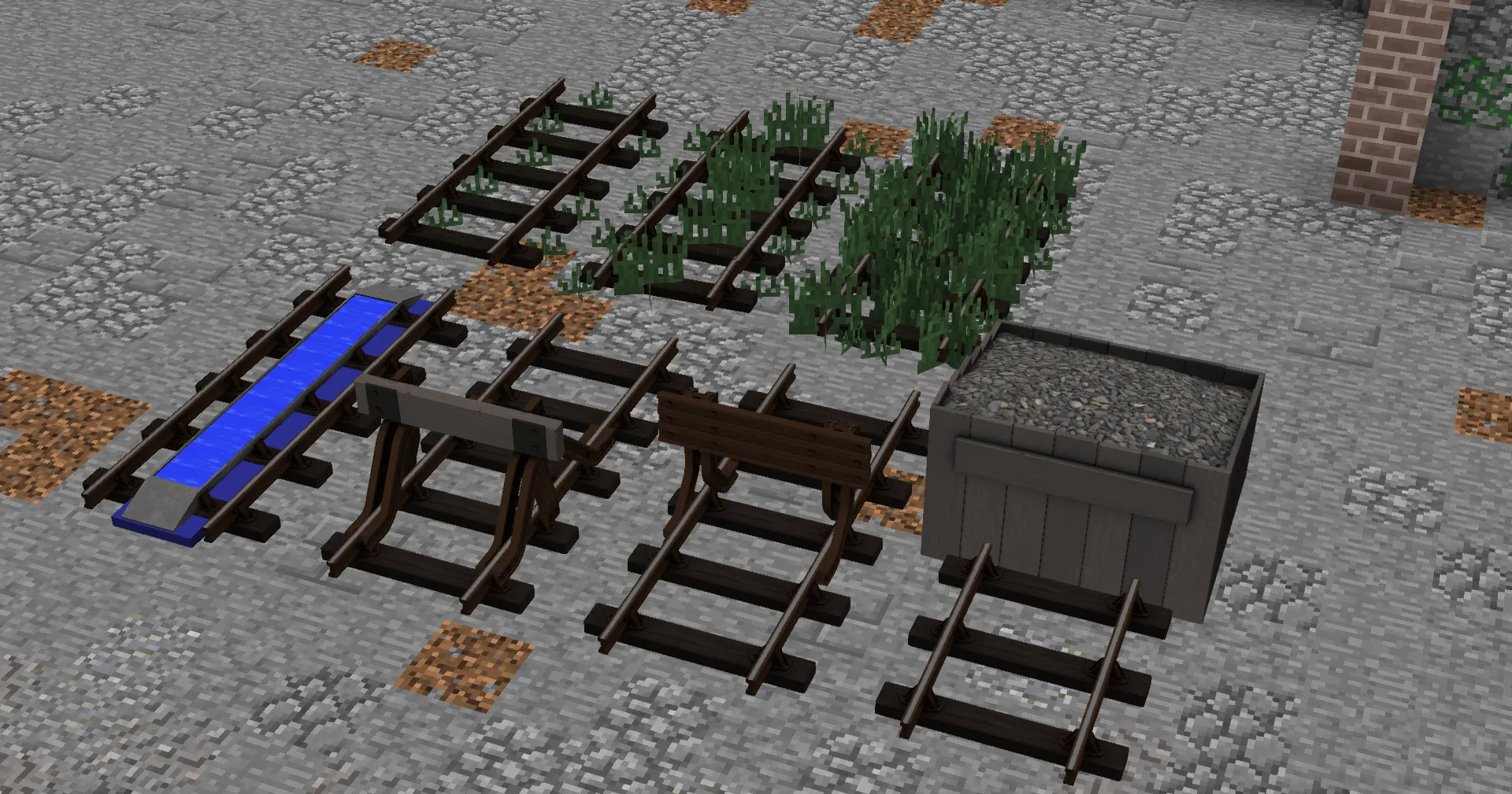 Nathans British Railway Oddities And Extended Track Pack (NBROAET) — скриншот 1 (Текстуры, Minecraft)