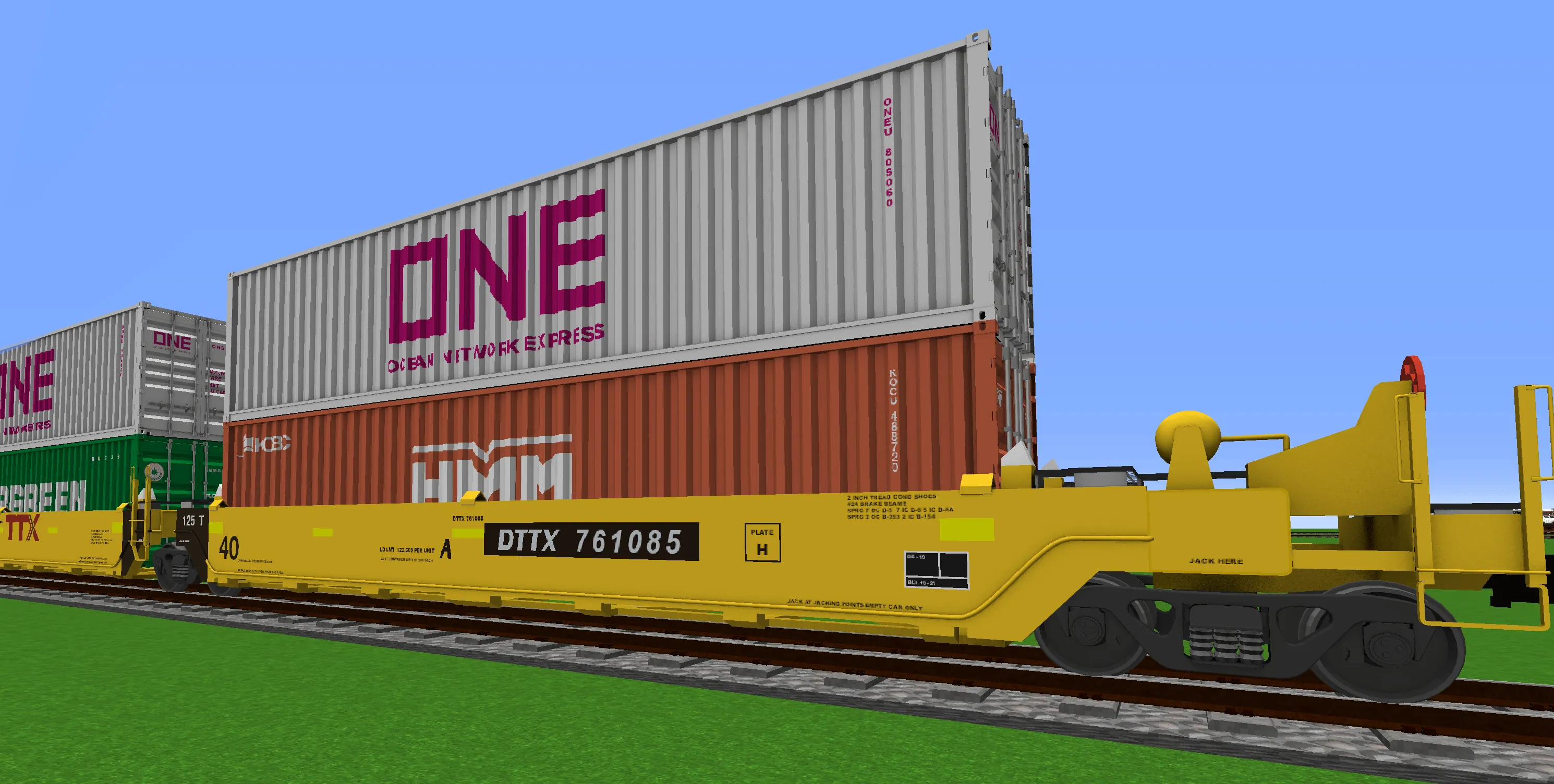 IR DarkRaider's Modern Freight [Immersive Railroading Pack] — скриншот 10 (Текстуры, Minecraft)