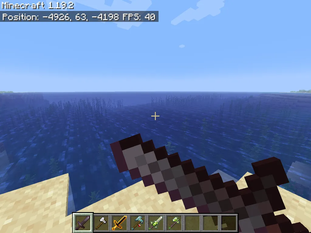 Base Game Accurate Sword Parry Animation, Текстуры, Minecraft