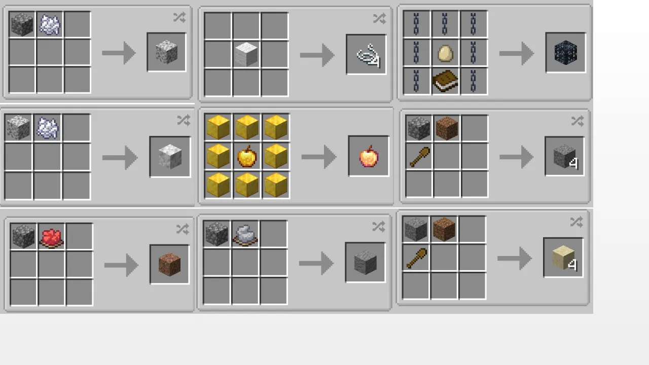 Better Recipes & Trades for Superflat, Моды, Minecraft