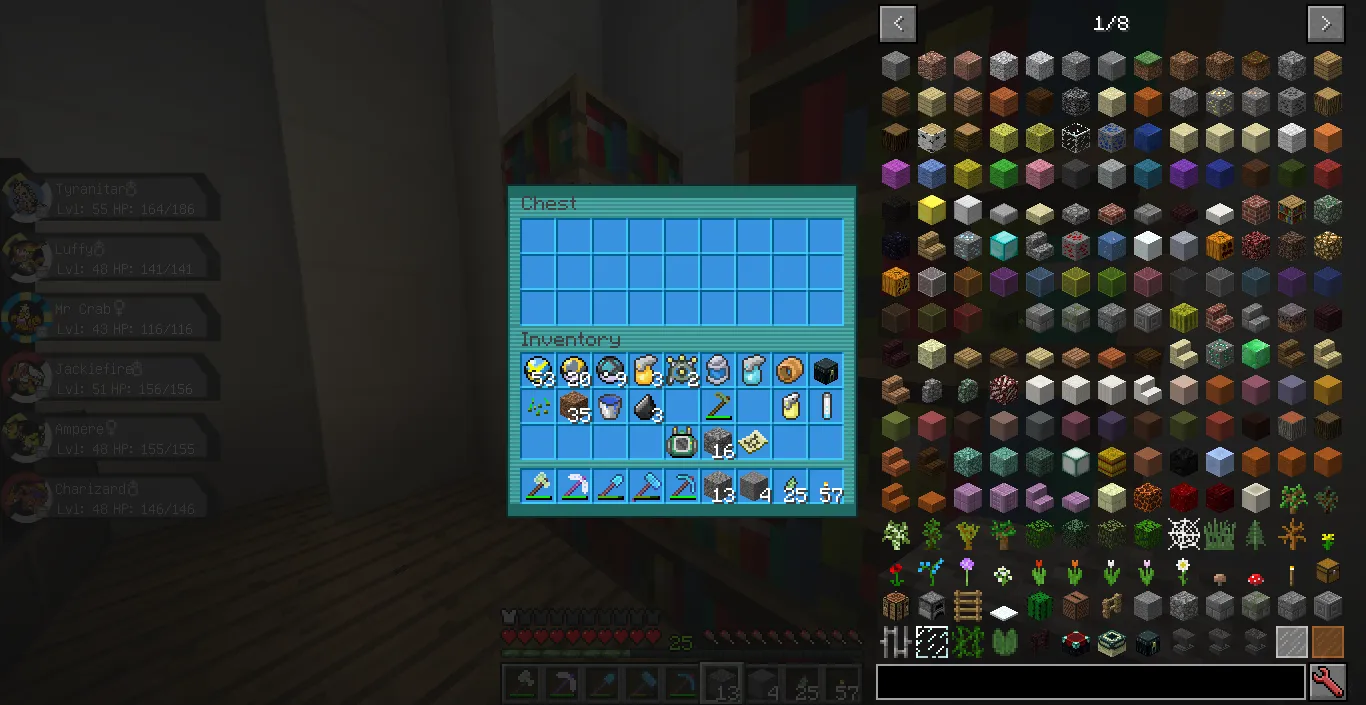 Minecraft guis - Fire Red inspired — скриншот 1 (Текстуры, Minecraft)