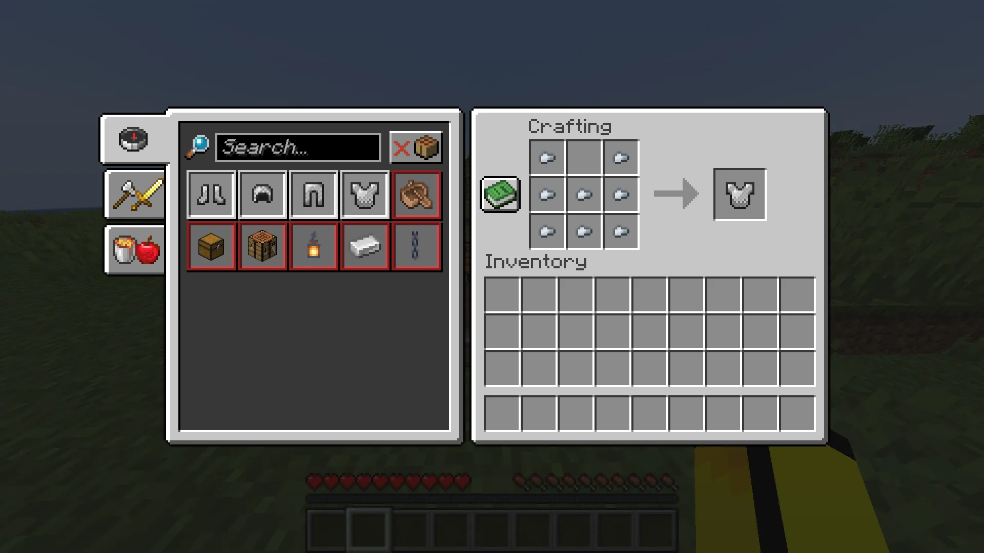 Craftables chainmails armors, Дата-паки, Minecraft