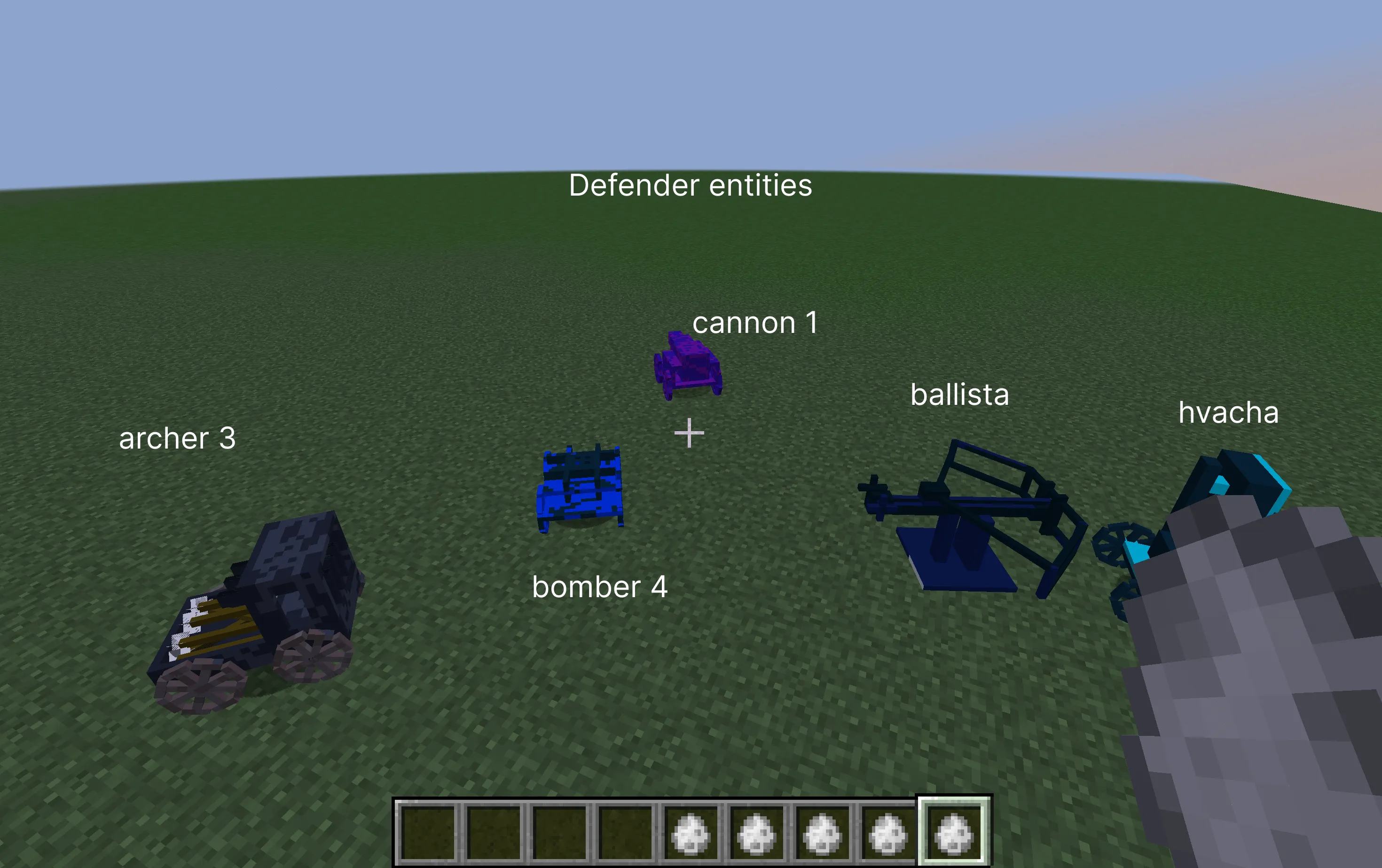 DefendCraft, Моды, Minecraft