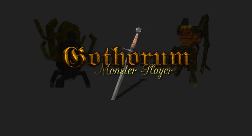 Gothorum || Monster Slayer — скриншот 10 (Модпаки, Minecraft)