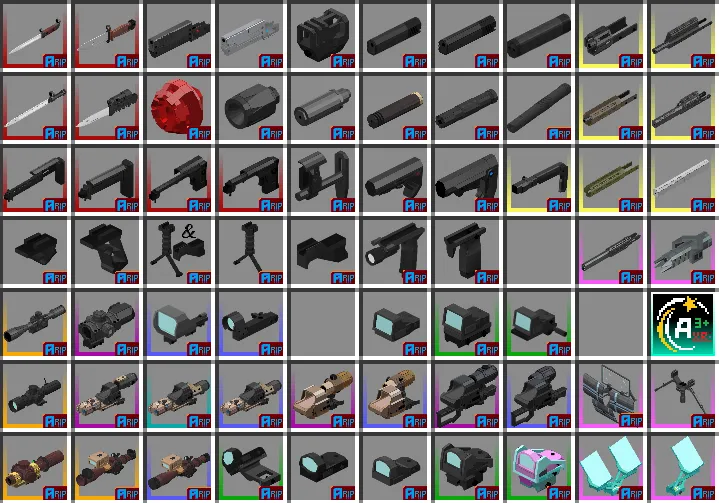 [TaCZ] ARIPS Content Expansion Pack, Кастомизации, Minecraft