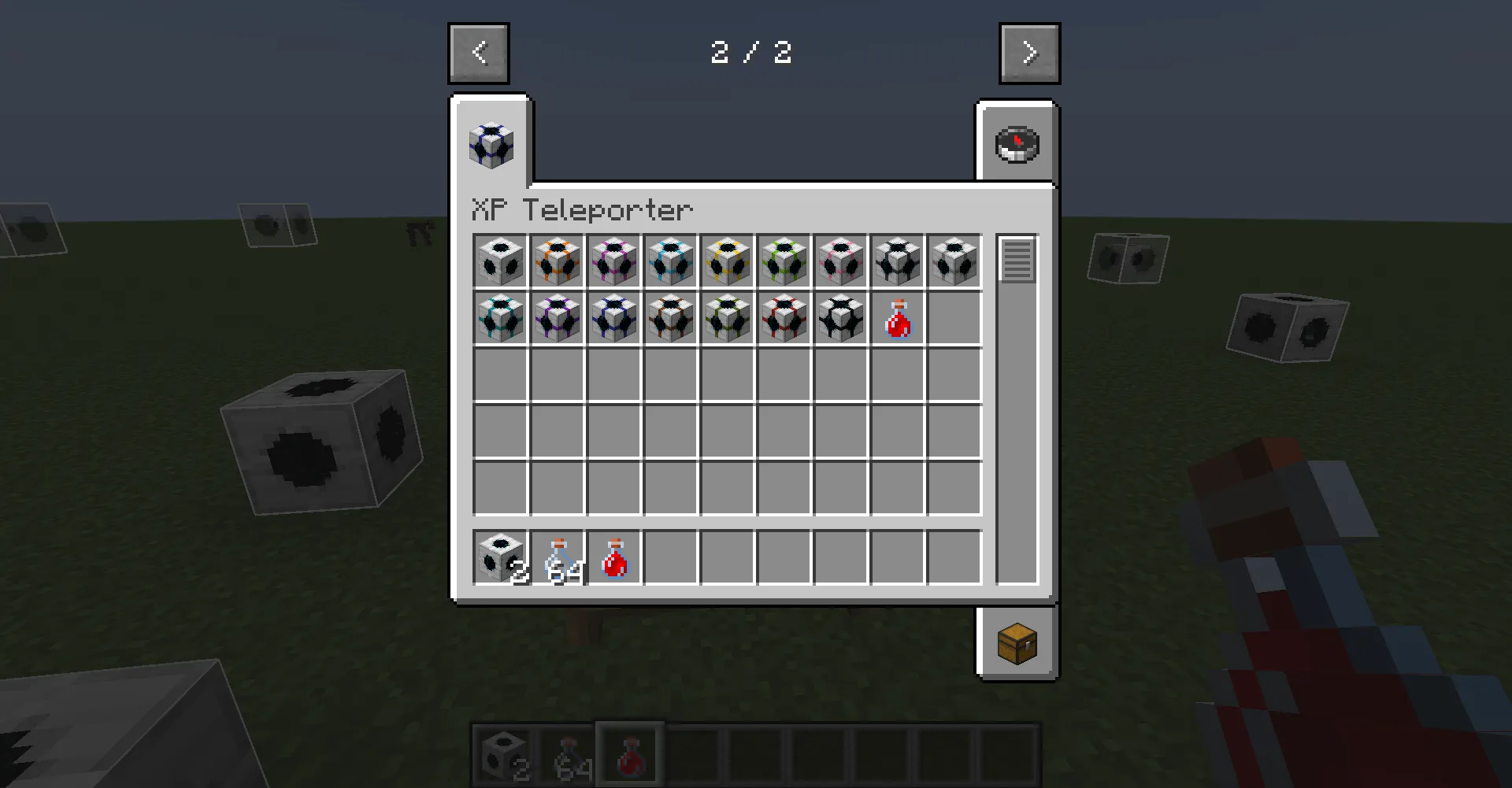 XP Teleporter — скриншот 1 (Моды, Minecraft)