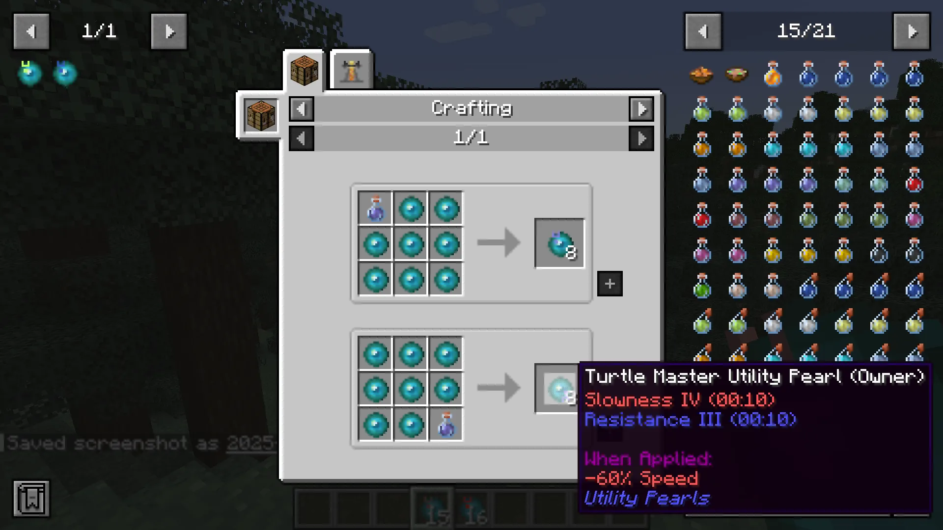 Utility Pearls — скриншот 2 (Моды, Minecraft)