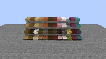 Wooden slab and stairs — скриншот 1 (Моды, Minecraft)