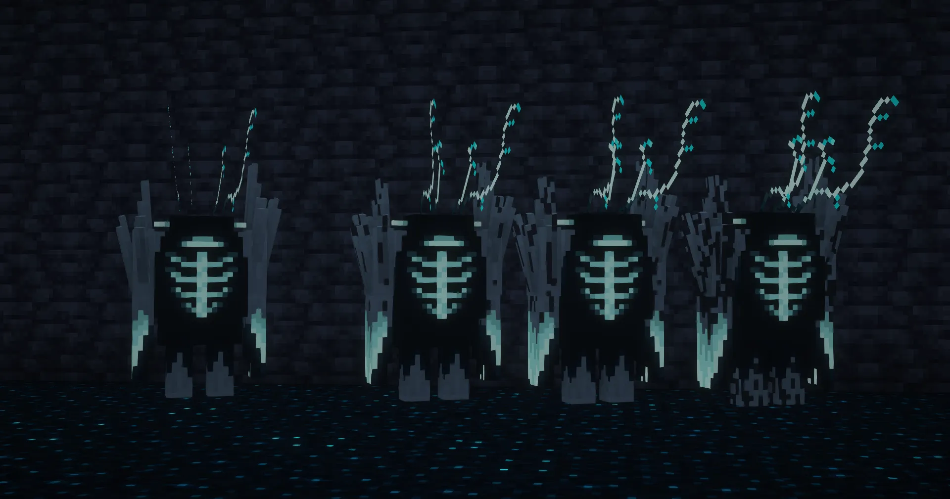 Warden Villagers, Текстуры, Minecraft