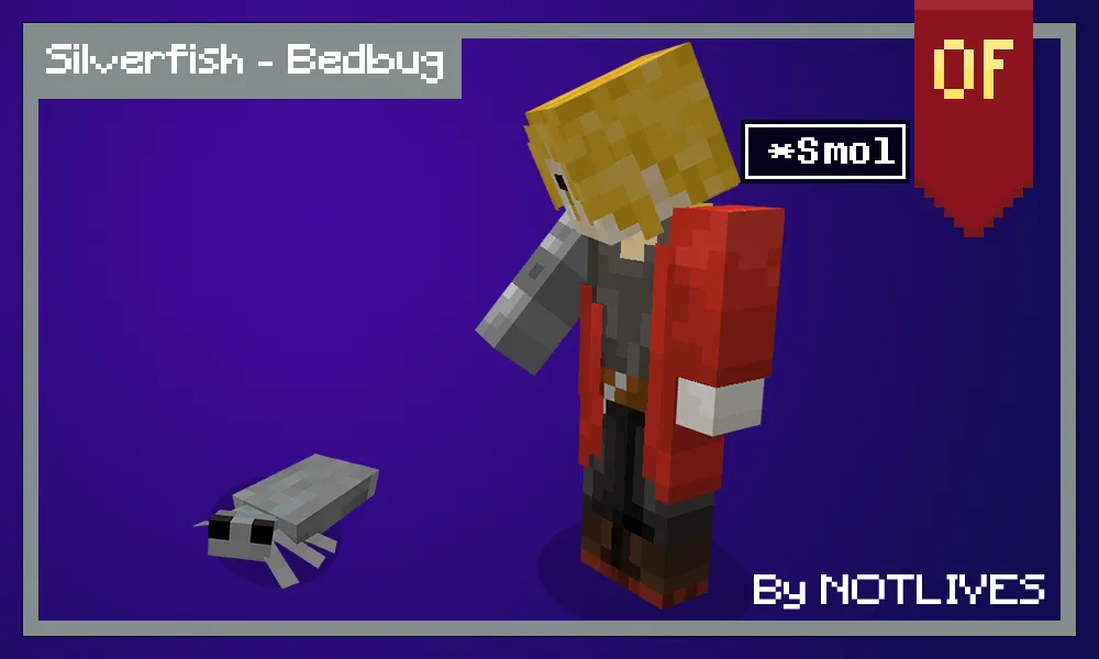 NOTLIVES's Silverfish-Bedbug — скриншот 1 (Текстуры, Minecraft)