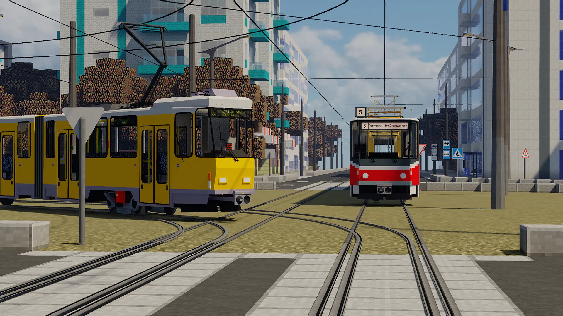 Tram pack Meter Gauge Edition [IR - Immersive Railroading] — скриншот 1 (Текстуры, Minecraft)