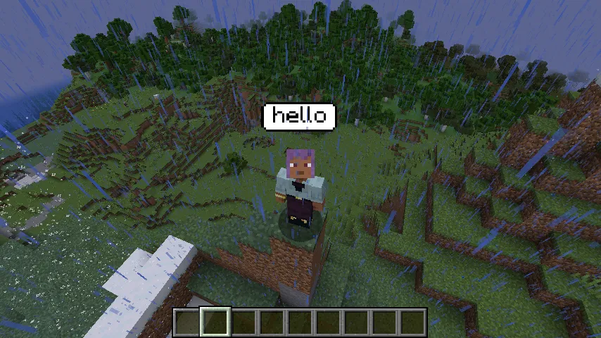 Speech Bubbles — скриншот 1 (Моды, Minecraft)