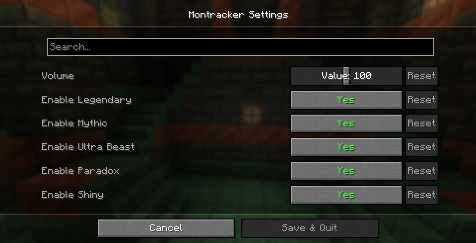 Cobblemon MonTracker, Моды, Minecraft