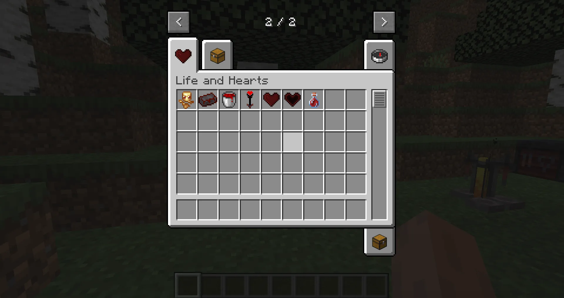 Life and Hearts — скриншот 2 (Моды, Minecraft)