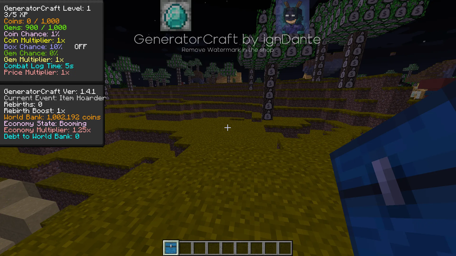 GeneratorCraft - Lootboxes, Gambling, RNG, Economy, Моды, Minecraft