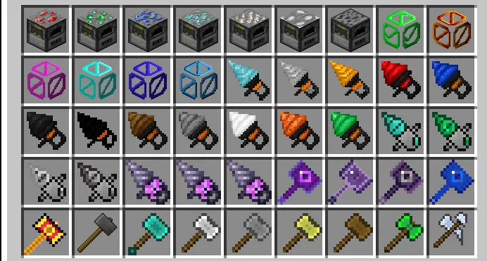 Mining Drills & Tools  NeoForge, Моды, Minecraft