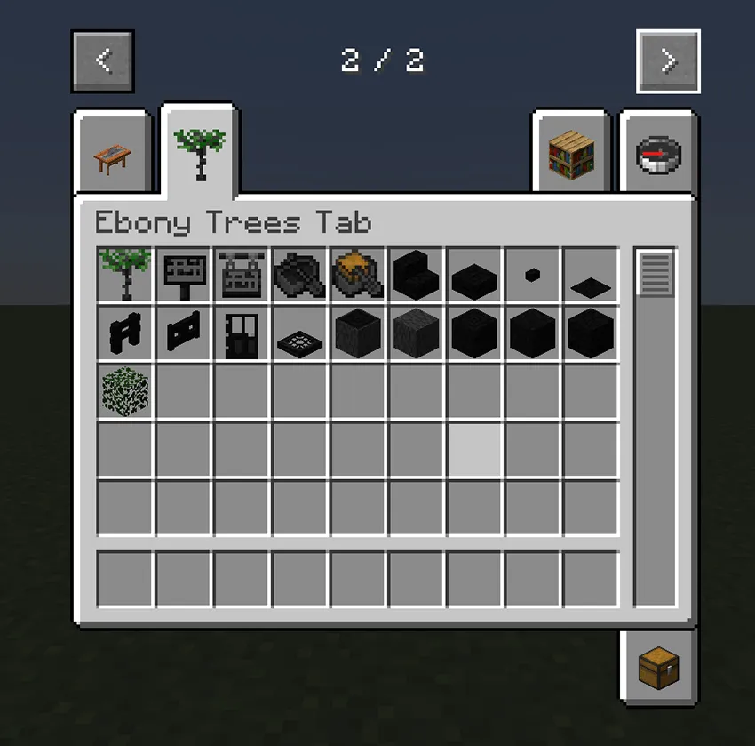 Ebony Trees — скриншот 2 (Моды, Minecraft)