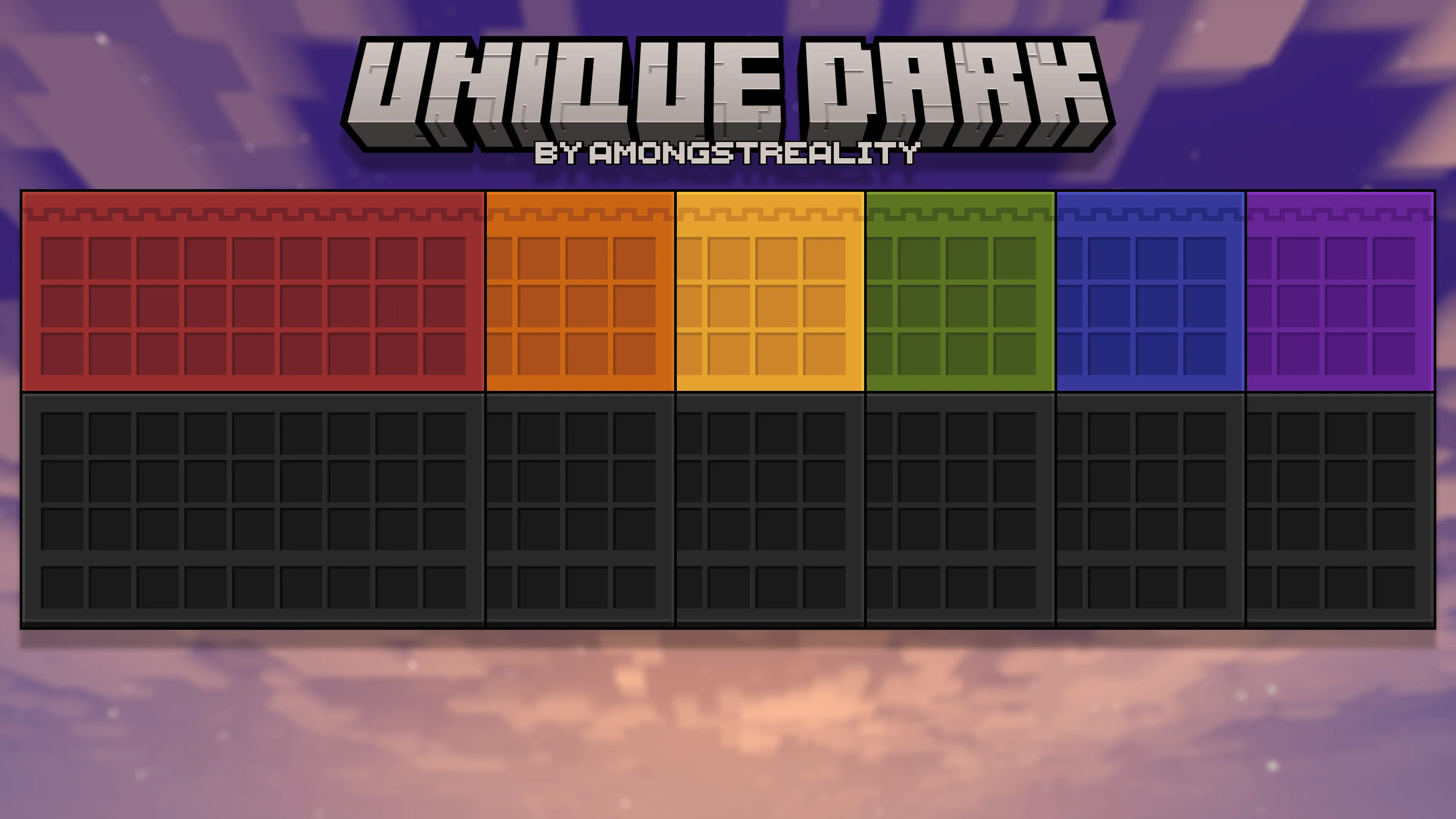Unique Dark, Текстуры, Minecraft