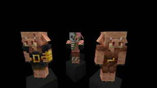 Glowing Hostile Mobs, Текстуры, Minecraft