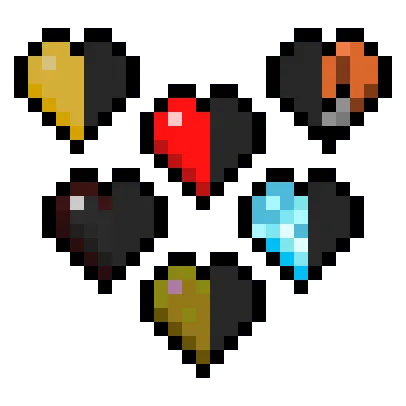 Vanilla Hearts Health Bar HUD Hotbar — скриншот 3 (Текстуры, Minecraft)