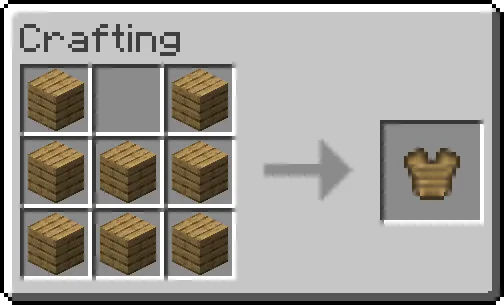 Wooden Armors (+ Stone Armor), Моды, Minecraft