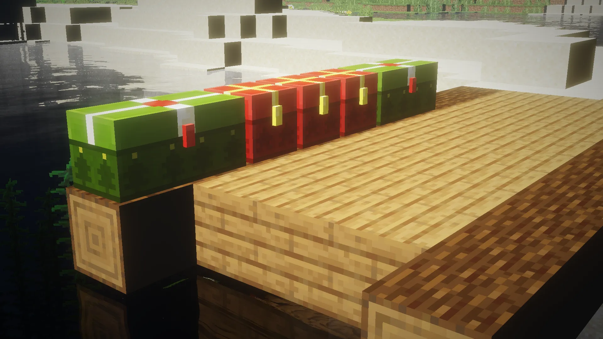 Christmas Chest Texture — скриншот 4 (Текстуры, Minecraft)