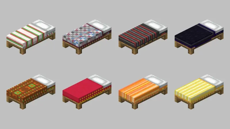 Blanket Decor, Текстуры, Minecraft