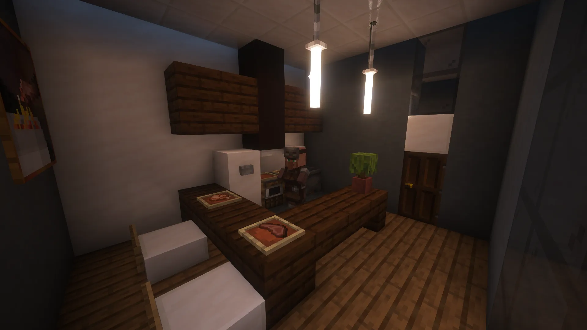 Modern Villager House — скриншот 2 (Моды, Minecraft)
