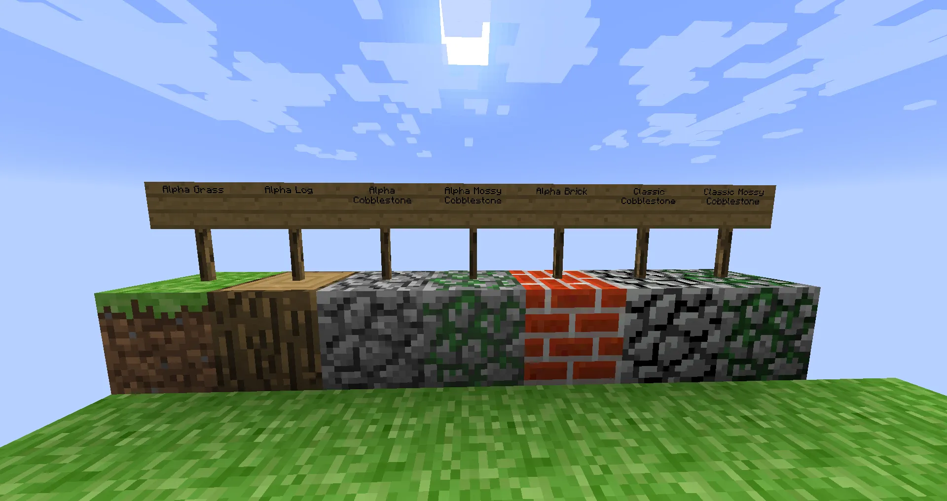Original Blocks, Моды, Minecraft