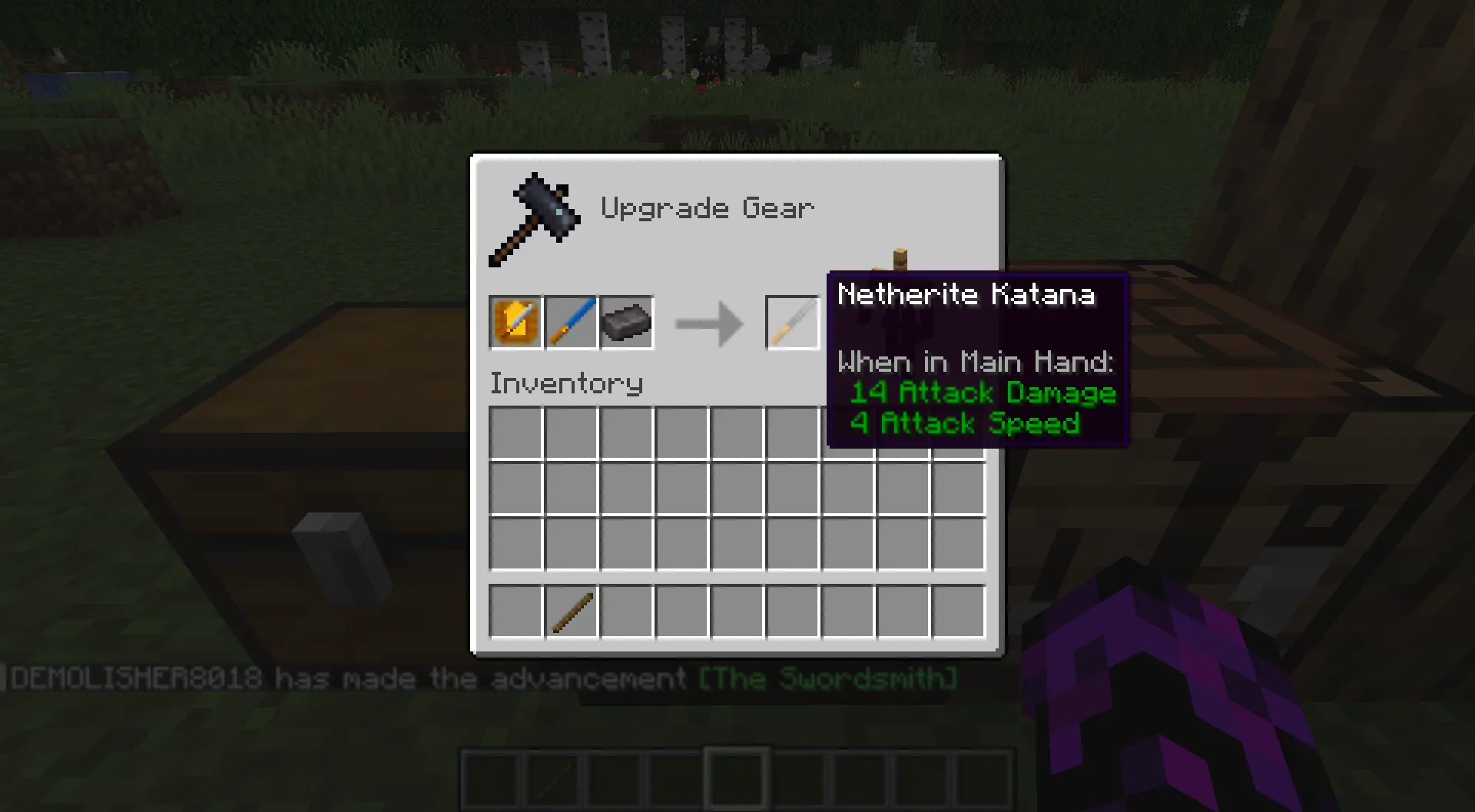 Katanas n stuff — скриншот 2 (Моды, Minecraft)