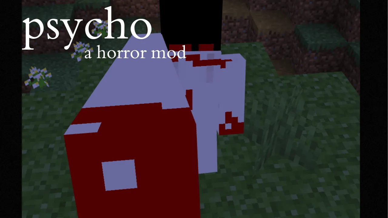 Psycho (dweller) (scary) (slasher) (horror), Моды, Minecraft