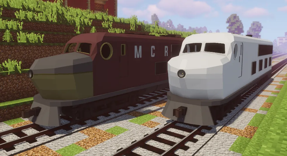 MCR Locomotive Pack — скриншот 10 (Текстуры, Minecraft)