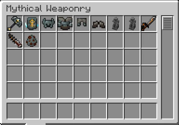 Mythical Weaponry J'Stuff, Моды, Minecraft