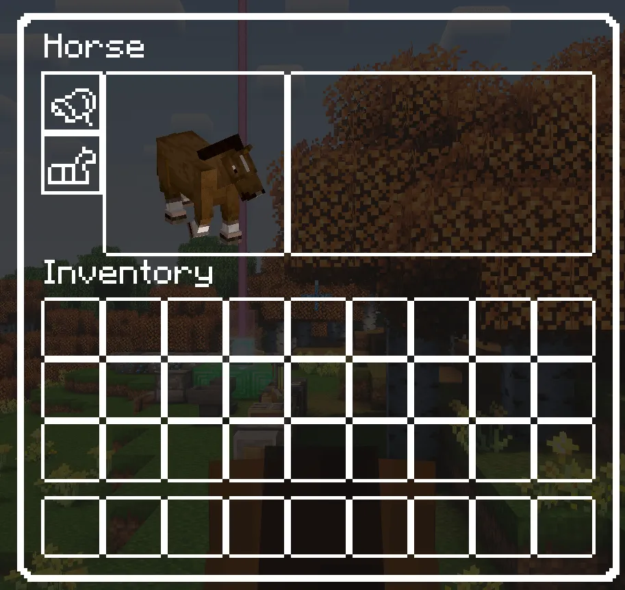 White border and transparent GUI and HUB — скриншот 6 (Текстуры, Minecraft)