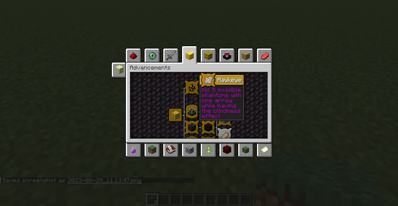 Rolano's Advancement Pack — скриншот 1 (Текстуры, Minecraft)