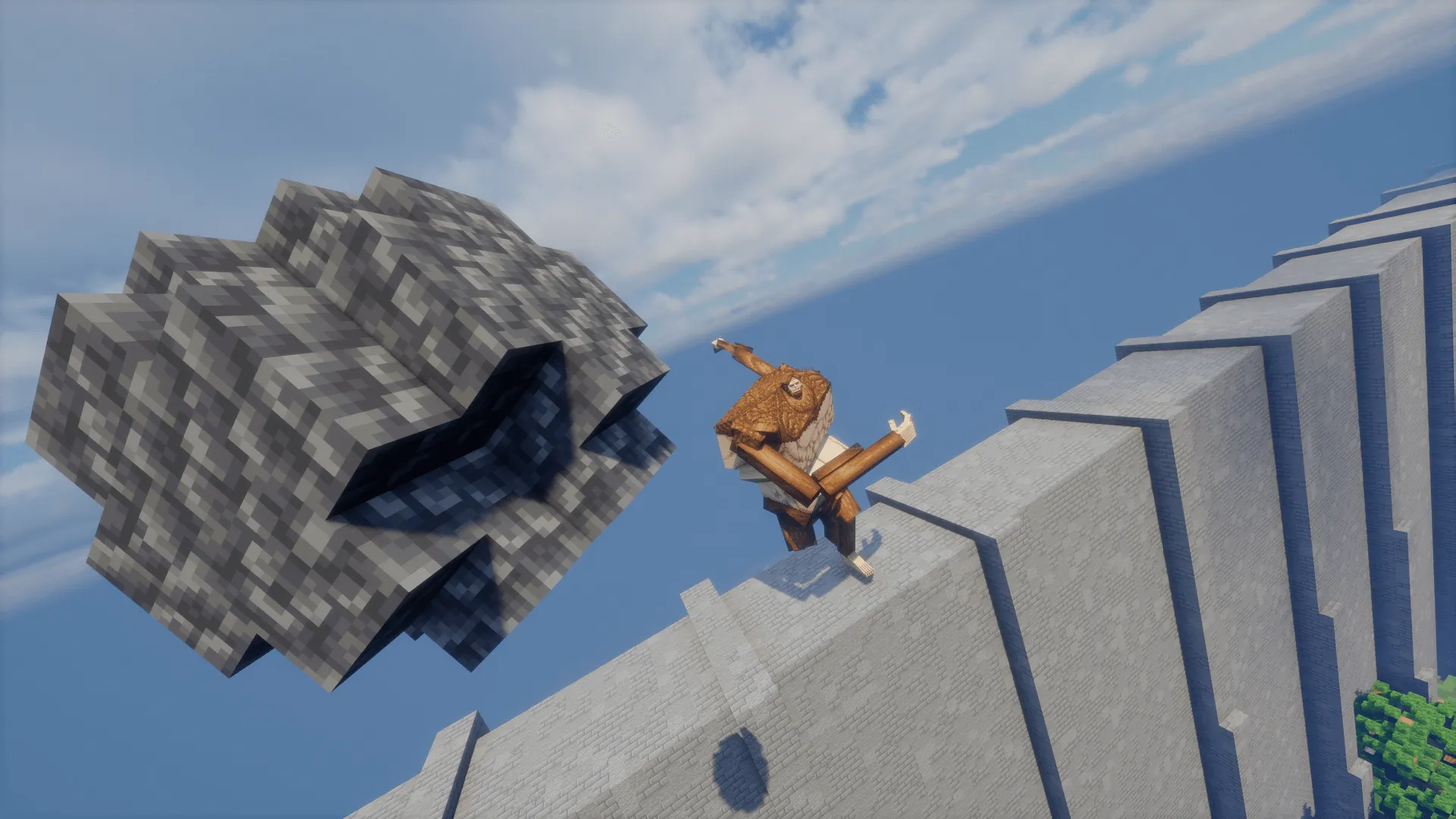 Shingeki no Kyojin (Attack on Titan) — скриншот 5 (Модпаки, Minecraft)