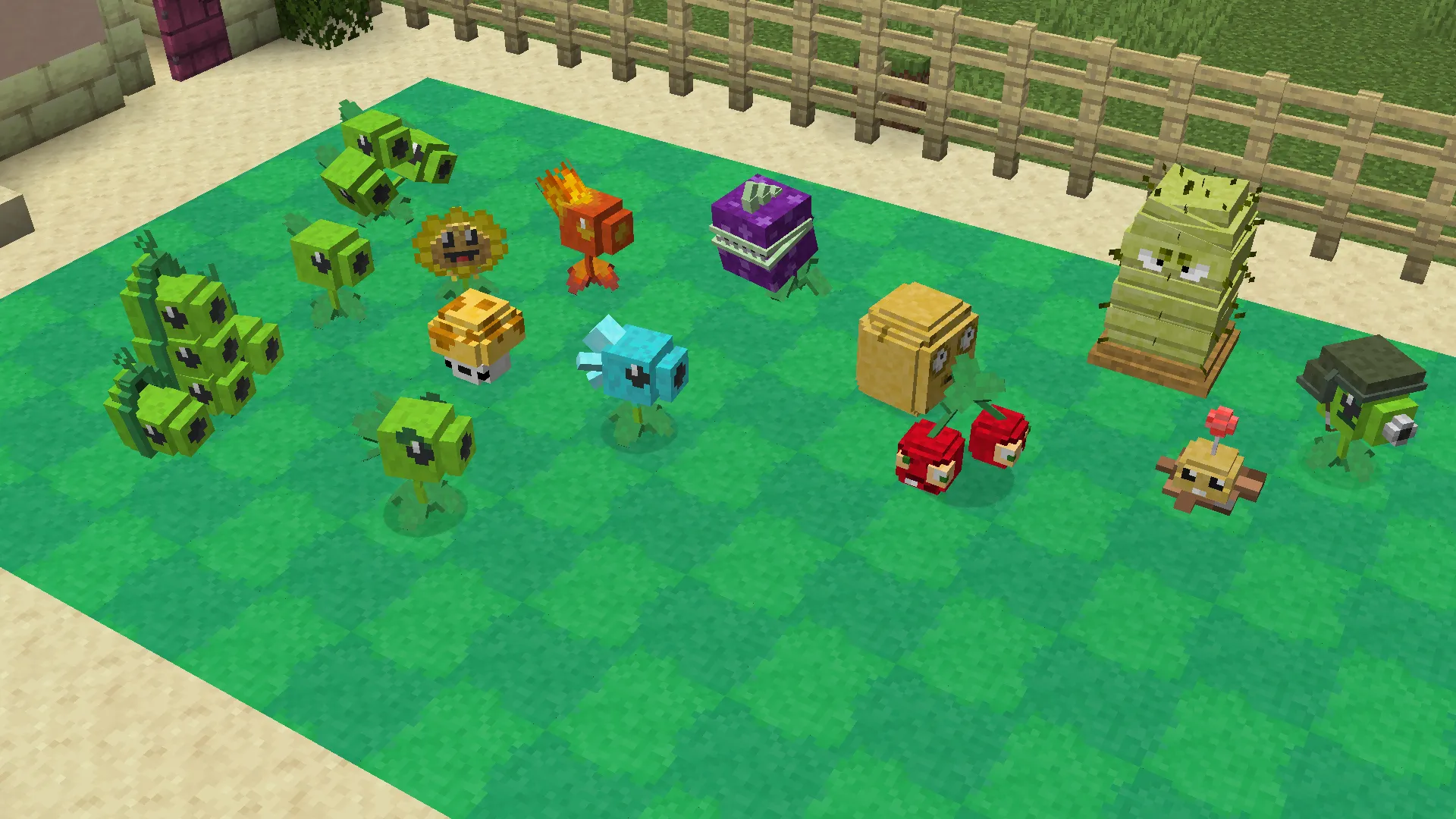 PVZ Cubed, Моды, Minecraft