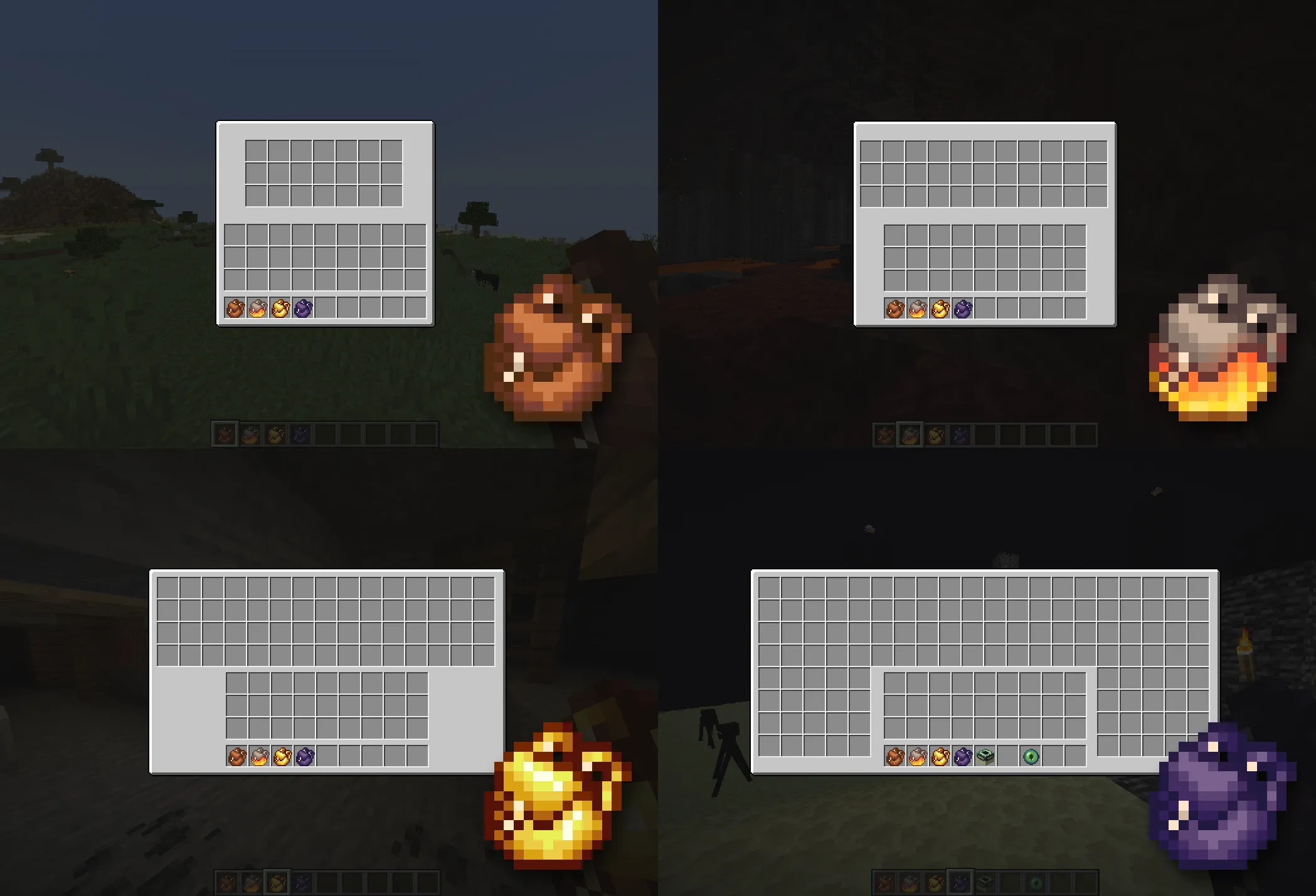 Extra pockets, Моды, Minecraft