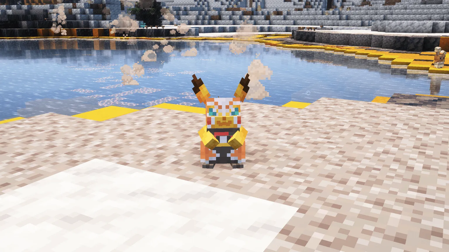 Cobblemon - Pikachu Libre, Текстуры, Minecraft