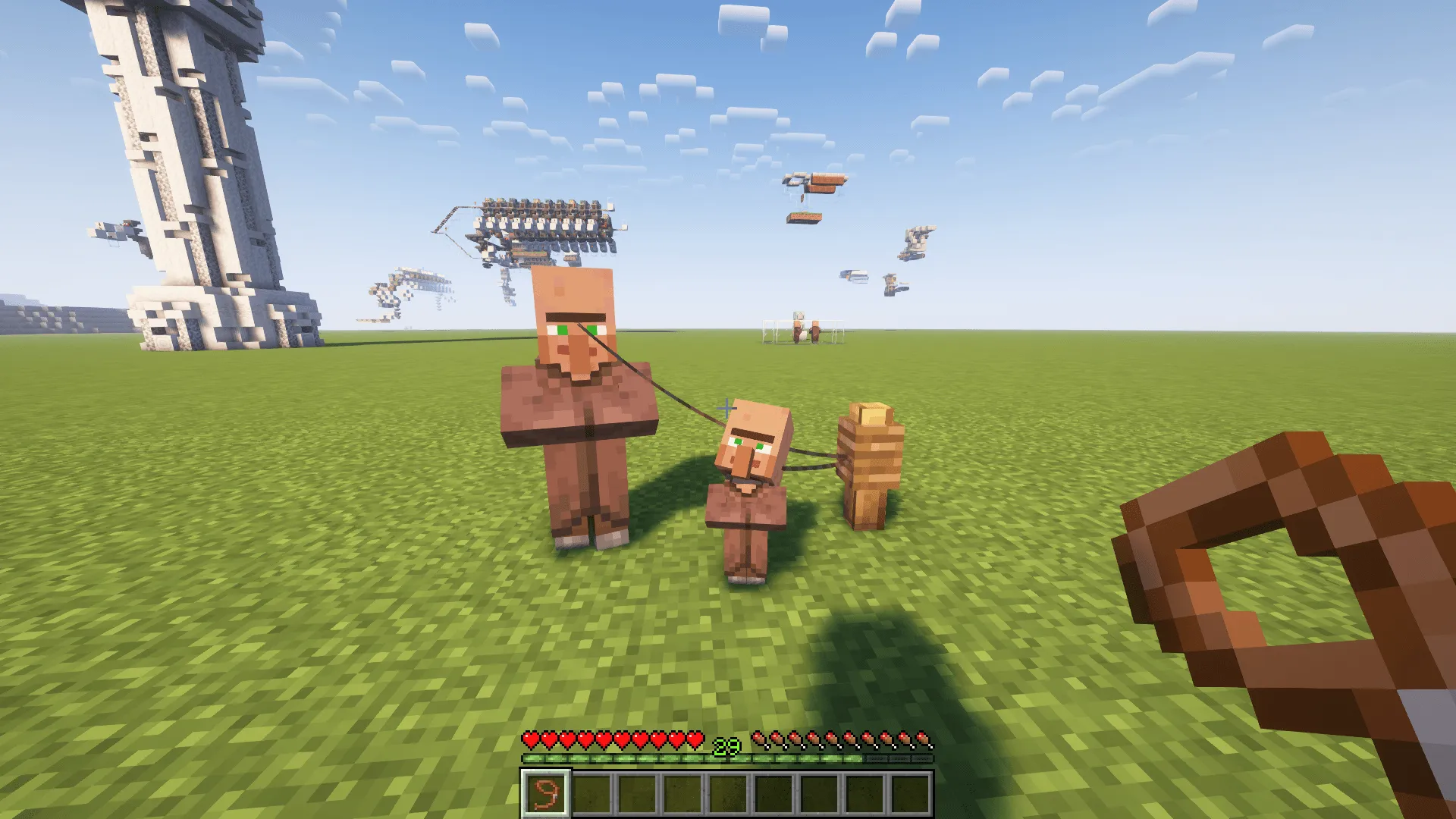 Leash Tie Villagers (LTV), Дата-паки, Minecraft